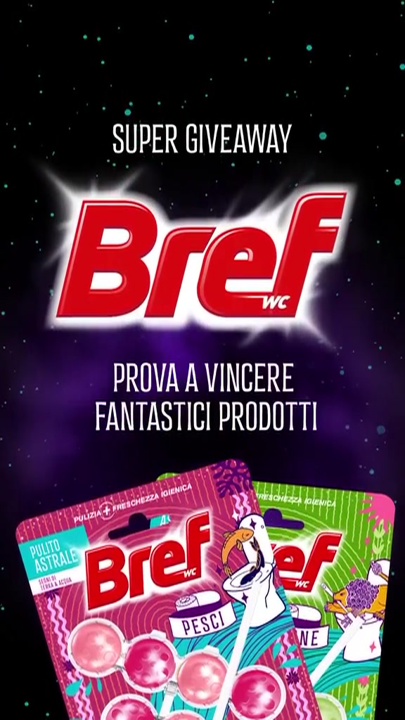 Il giveaway Instagram di Bref