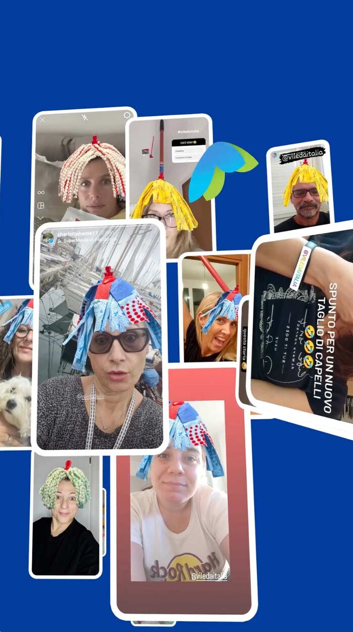 Le storie pubblicate dai partecipanti al contest Vileda, raccolte dalla menzione