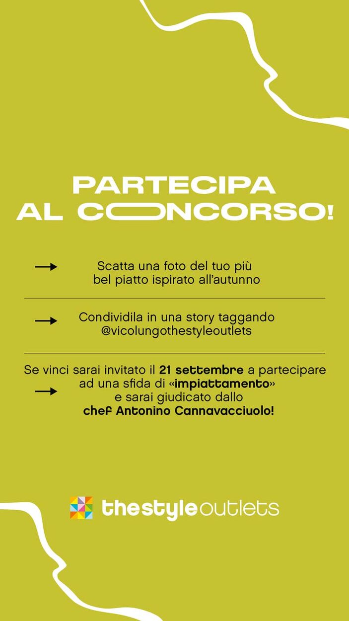 Contest con menzione nelle storie di Vicolungo The Style Outlets