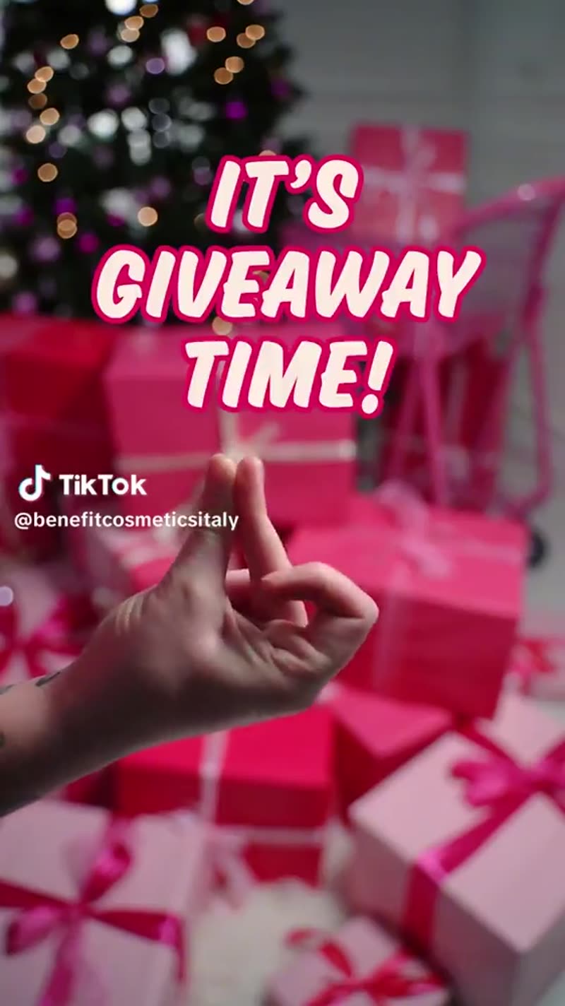 Video contest TikTok di Benefit Cosmetics
